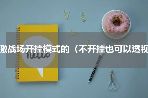 刺激战场开挂模式的（不开挂也可以透视）