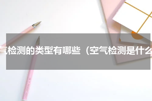 空气检测的类型有哪些（空气检测是什么）