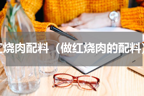红烧肉配料（做红烧肉的配料）