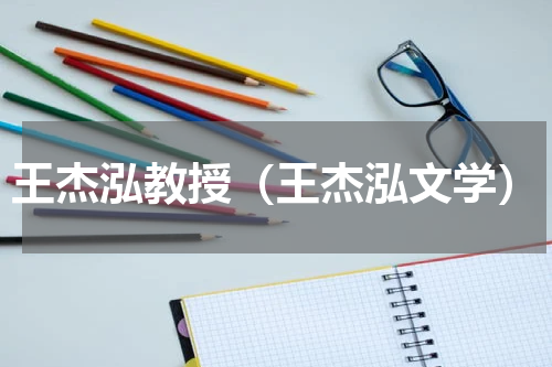 王杰泓教授（王杰泓文学）