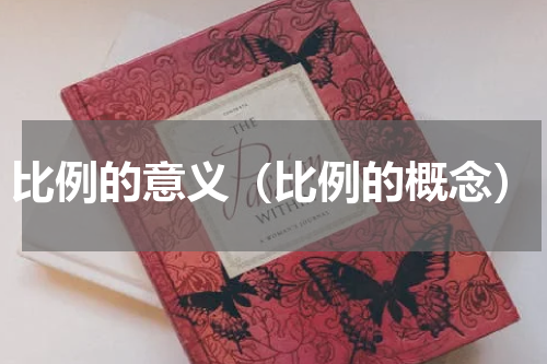 比例的意义（比例的概念）