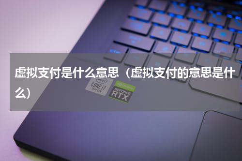 虚拟支付是什么意思（虚拟支付的意思是什么）