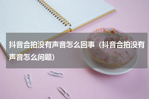 抖音合拍没有声音怎么回事（抖音合拍没有声音怎么问题）