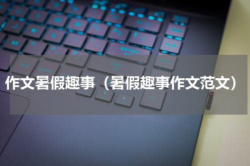 作文暑假趣事（暑假趣事作文范文）