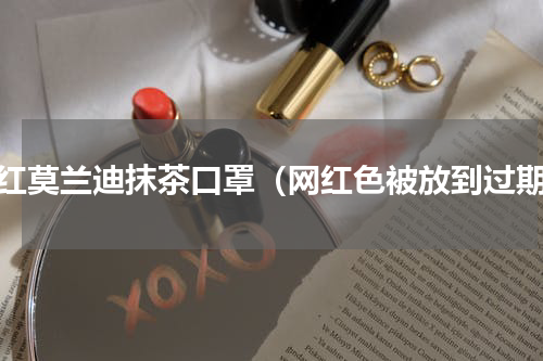 网红莫兰迪抹茶口罩（网红色被放到过期）