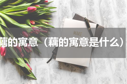 藕的寓意（藕的寓意是什么）