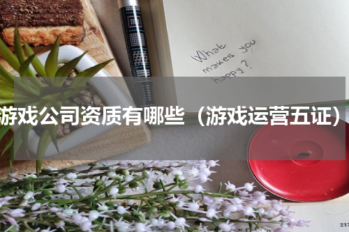游戏公司资质有哪些（游戏运营五证）