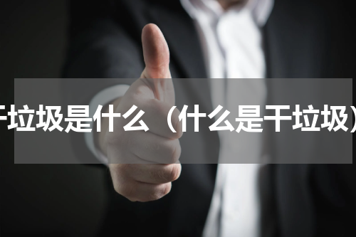 干垃圾是什么（什么是干垃圾）