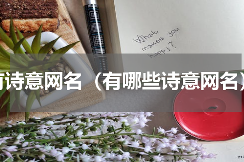 有诗意网名（有哪些诗意网名）