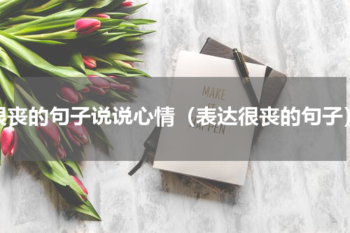 很丧的句子说说心情（表达很丧的句子）