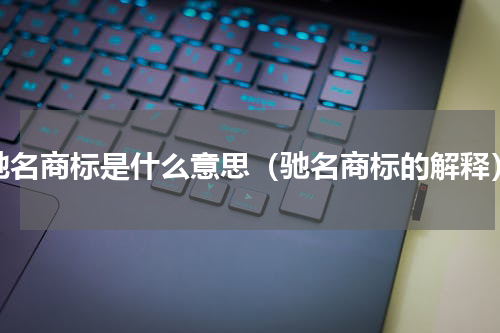 驰名商标是什么意思（驰名商标的解释）