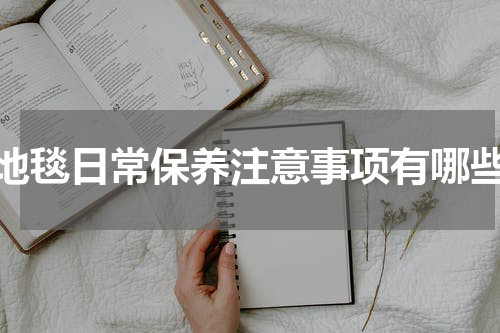 地毯日常保养注意事项有哪些