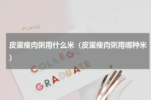 皮蛋瘦肉粥用什么米（皮蛋瘦肉粥用哪种米）