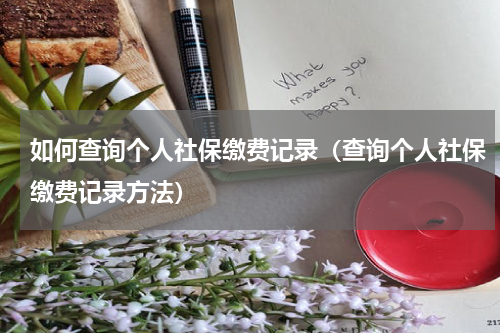 如何查询个人社保缴费记录（查询个人社保缴费记录方法）