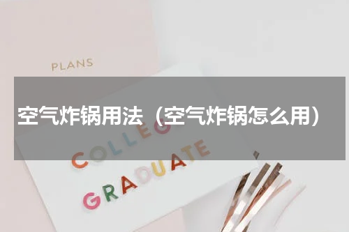 空气炸锅用法（空气炸锅怎么用）