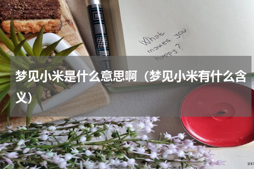 梦见小米是什么意思啊（梦见小米有什么含义）