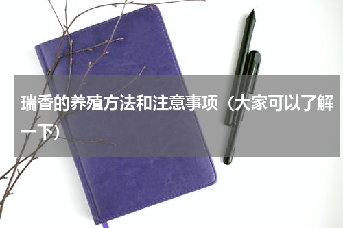 瑞香的养殖方法和注意事项（大家可以了解一下）