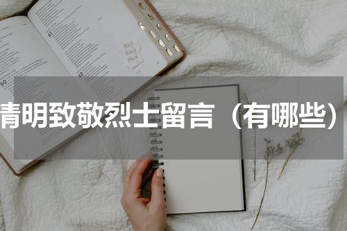清明致敬烈士留言（有哪些）
