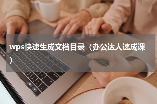 wps快速生成文档目录（办公达人速成课）