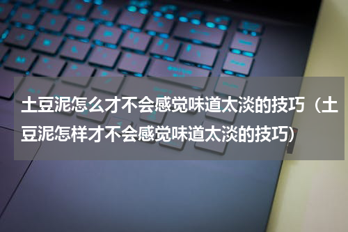 土豆泥怎么才不会感觉味道太淡的技巧（土豆泥怎样才不会感觉味道太淡的技巧）
