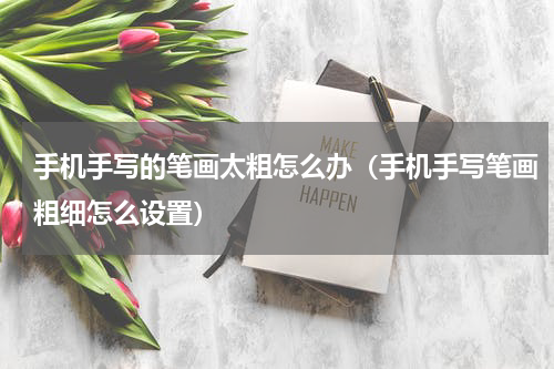 手机手写的笔画太粗怎么办（手机手写笔画粗细怎么设置）