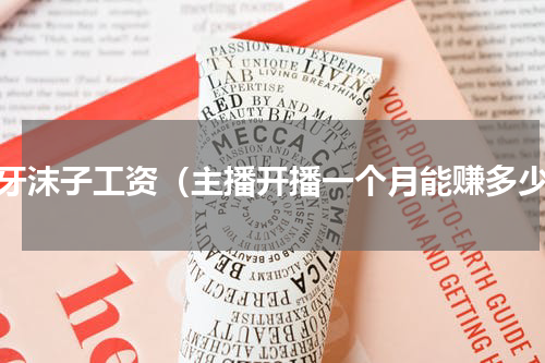虎牙沫子工资（主播开播一个月能赚多少）
