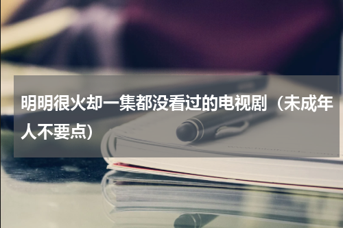明明很火却一集都没看过的电视剧（未成年人不要点）