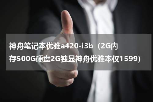 神舟笔记本优雅a420-i3b（2G内存500G硬盘2G独显神舟优雅本仅1599）