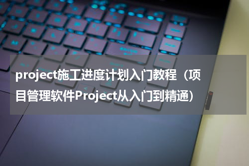 project施工进度计划入门教程（项目管理软件Project从入门到精通）