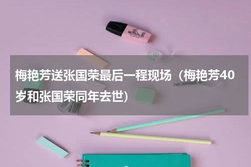 梅艳芳送张国荣最后一程现场（梅艳芳40岁和张国荣同年去世）