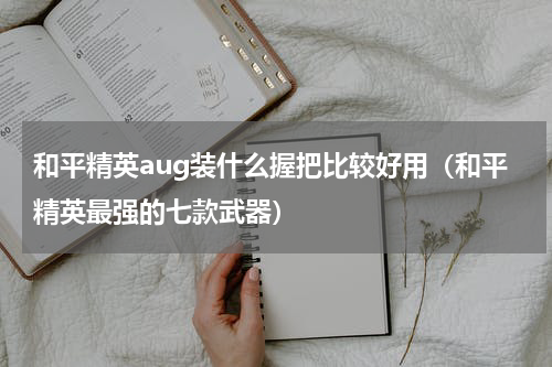 和平精英aug装什么握把比较好用（和平精英最强的七款武器）