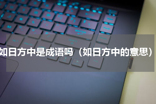 如日方中是成语吗（如日方中的意思）