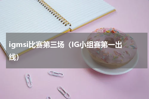 igmsi比赛第三场（IG小组赛第一出线）