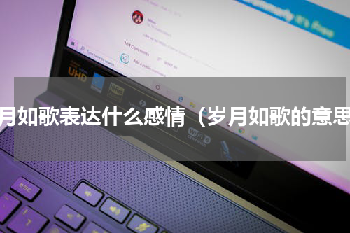 岁月如歌表达什么感情（岁月如歌的意思）