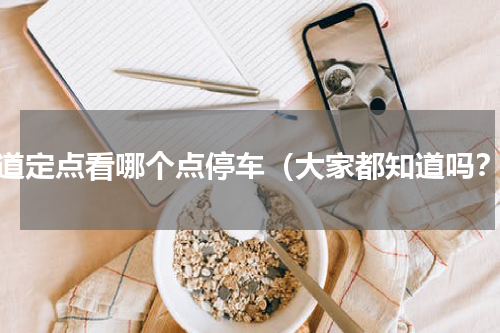 坡道定点看哪个点停车（大家都知道吗？）