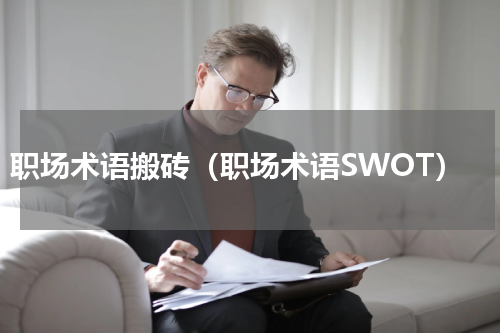 职场术语搬砖（职场术语SWOT）