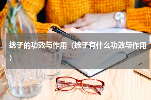 捻子的功效与作用（捻子有什么功效与作用）