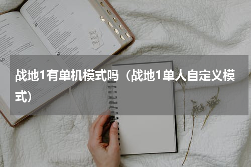 战地1有单机模式吗（战地1单人自定义模式）