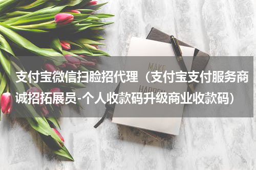 支付宝微信扫脸招代理（支付宝支付服务商诚招拓展员-个人收款码升级商业收款码）