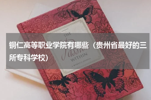 铜仁高等职业学院有哪些（贵州省最好的三所专科学校）