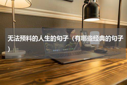 无法预料的人生的句子（有哪些经典的句子）