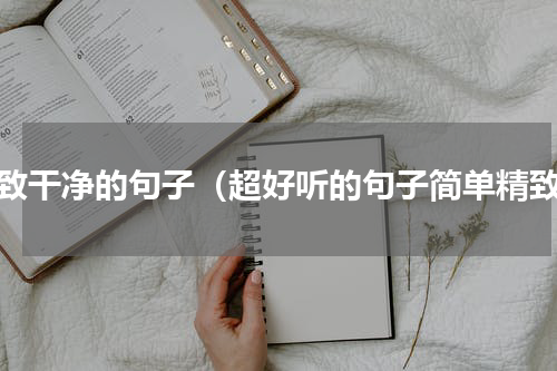 精致干净的句子（超好听的句子简单精致）