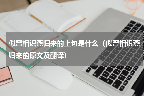 似曾相识燕归来的上句是什么（似曾相识燕归来的原文及翻译）