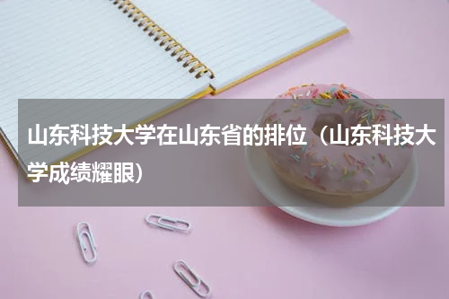 山东科技大学在山东省的排位（山东科技大学成绩耀眼）