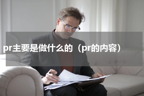 pr主要是做什么的（pr的内容）