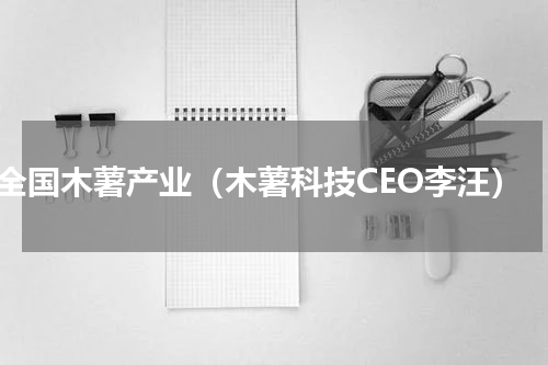 全国木薯产业（木薯科技CEO李汪）