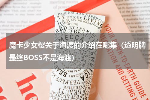 魔卡少女樱关于海渡的介绍在哪集（透明牌最终BOSS不是海渡）