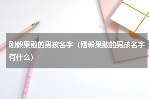 刚毅果敢的男孩名字（刚毅果敢的男孩名字有什么）