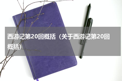 西游记第20回概括（关于西游记第20回概括）