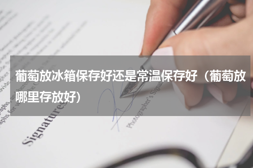 葡萄放冰箱保存好还是常温保存好（葡萄放哪里存放好）